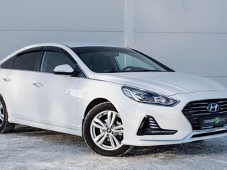 2017 Hyundai Sonata VII (LF) Рестайлинг, белый, 1890000 рублей, вид 2