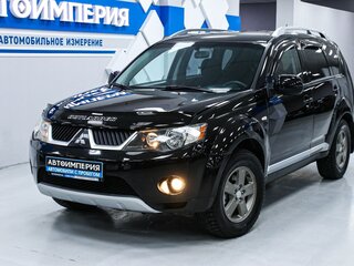 2008 Mitsubishi Outlander II, чёрный, 1390000 рублей, вид 4