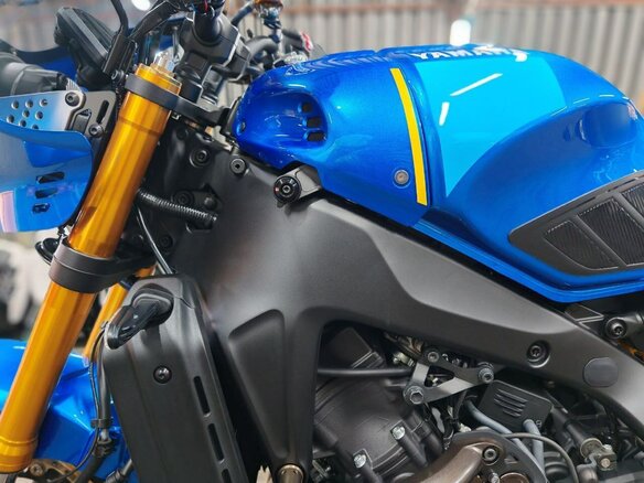 2021 Yamaha XSR900, синий, 1160000 рублей - вид 14