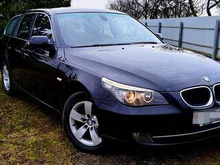 2007 BMW 5 серии 520d V (E60/E61) Рестайлинг, чёрный, 1050000 рублей, вид 3