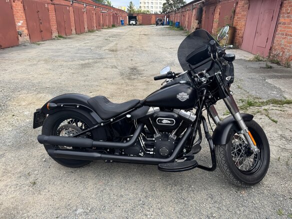 2012 Harley-Davidson Softail Slim, чёрный, 1000000 рублей - вид 7