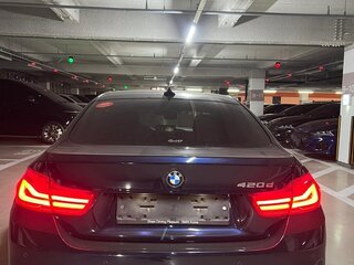 2017 BMW 4 серии Gran Coupe 420d F32/F33/F36 Рестайлинг, синий, 3350000 рублей, вид 4