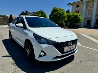 2020 Hyundai Solaris II Рестайлинг, белый, 1560000 рублей, вид 1