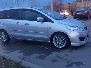 2009 Mazda 5 I (CR) Рестайлинг, серебристый, 960000 рублей, вид 2