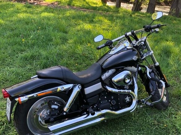 2012 Harley-Davidson Fat Bob, чёрный, 1800000 рублей - вид 8