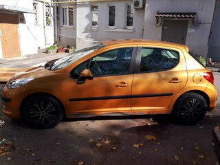 2008 Peugeot 207 I, оранжевый, 490000 рублей, вид 4
