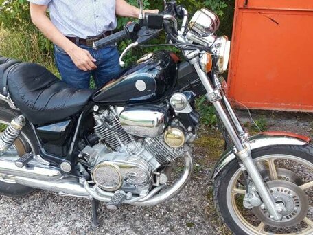 1985 Yamaha XV750 Virago, чёрный, 650000 рублей, вид 3