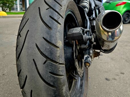 2015 Kawasaki ER-6F (Ninja 650R), синий, 500000 рублей, вид 1