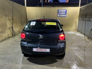 2008 Volkswagen Polo IV Рестайлинг, чёрный, 380000 рублей, вид 4