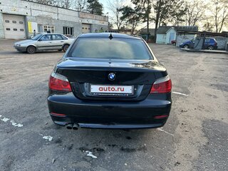 2007 BMW 5 серии 525d V (E60/E61) Рестайлинг, чёрный, 1300000 рублей, вид 5