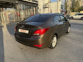 2016 Hyundai Solaris I Рестайлинг, коричневый, 1150000 рублей, вид 3
