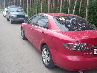 2006 Mazda 6 I (GG) Рестайлинг, красный, 580000 рублей, вид 3