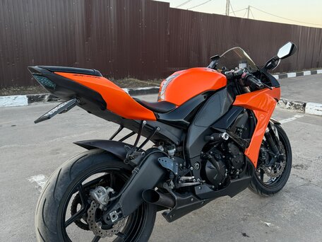2008 Kawasaki ZX-10R Ninja, оранжевый, 600000 рублей, вид 5