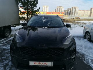 2021 Kia Sportage IV Рестайлинг, чёрный, 3100000 рублей, вид 1