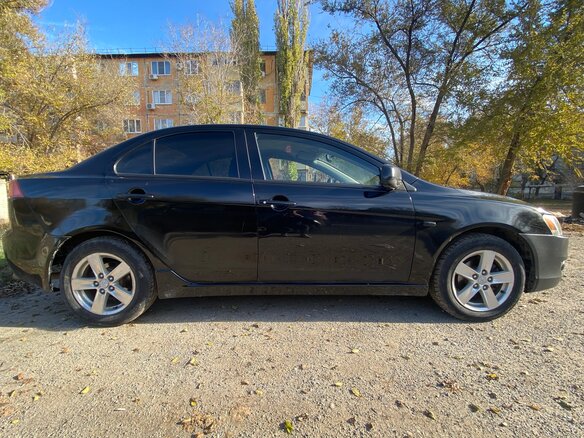 2008 Mitsubishi Lancer X, чёрный, 460000 рублей - вид 4