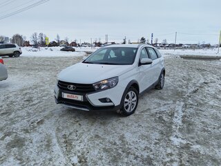 2018 Lada (ВАЗ) Vesta SW Cross I, белый, 1450000 рублей, вид 2
