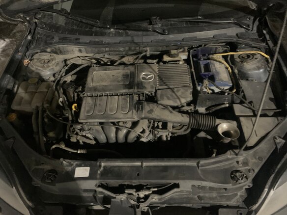 2008 Mazda 3 I (BK) Рестайлинг, серый, 850000 рублей - вид 11