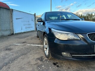 2007 BMW 5 серии 525d V (E60/E61) Рестайлинг, чёрный, 1300000 рублей, вид 3