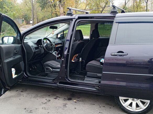 2007 Mazda 5 I (CR) Рестайлинг, фиолетовый, 850000 рублей - вид 9