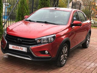 2019 Lada (ВАЗ) Vesta Cross I, красный, 1250000 рублей, вид 2