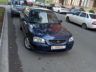 2007 Hyundai Accent ТагАЗ II, синий, 390000 рублей, вид 2