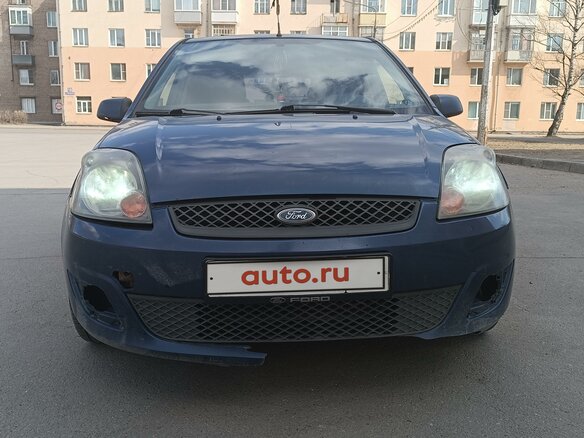 2008 Ford Fiesta Mk5, синий, 430000 рублей