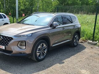 2019 Hyundai Santa Fe IV, бежевый, 3850000 рублей, вид 1