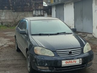 2002 Toyota Corolla IX (E120, E130), чёрный, 550000 рублей, вид 2