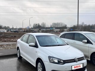 2013 Volkswagen Polo V, белый, 810000 рублей, вид 1