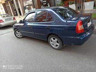 2007 Hyundai Accent ТагАЗ II, синий, 390000 рублей, вид 5