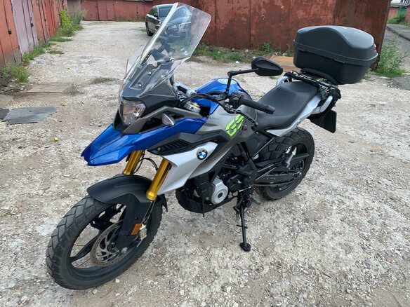 2020 BMW G 310 GS, синий, 400000 рублей - вид 1
