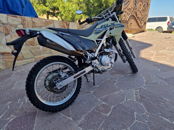 2021 Kawasaki KLX 230, зелёный, 550000 рублей - вид 9