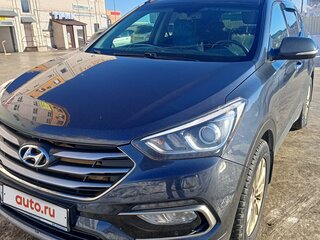 2016 Hyundai Santa Fe III Рестайлинг, синий, 2500000 рублей, вид 1