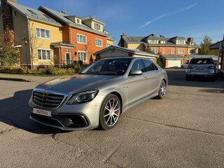 2017 Mercedes-Benz S-Класс AMG 63 AMG Long III (W222, C217) Рестайлинг, серебристый, 7800000 рублей, вид 1