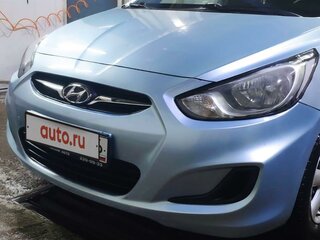 2011 Hyundai Solaris I, голубой, 1100000 рублей, вид 3