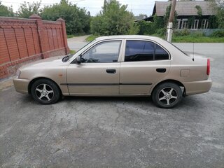 2005 Hyundai Accent ТагАЗ II, бежевый, 250000 рублей, вид 4
