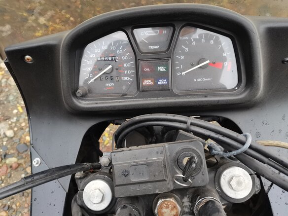 1991 Honda Transalp 400, чёрный, 255000 рублей - вид 3