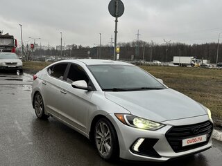 2016 Hyundai Elantra VI (AD), серебристый, 1620000 рублей, вид 3