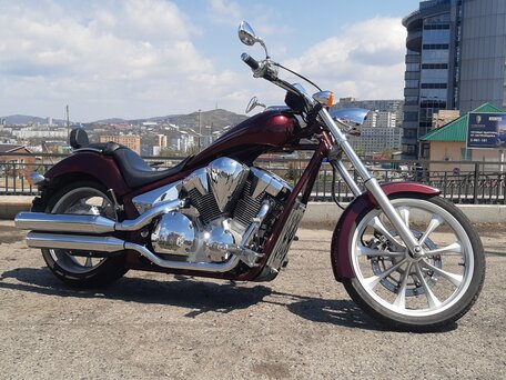2010 Honda VT 1300CX Fury, пурпурный, 695000 рублей, вид 1