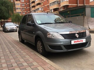 2012 Renault Logan I Рестайлинг, синий, 425000 рублей, вид 2
