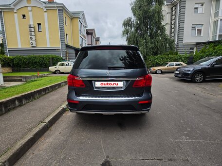 2014 Mercedes-Benz GL-Класс 350 II (X166), серый, вид 3