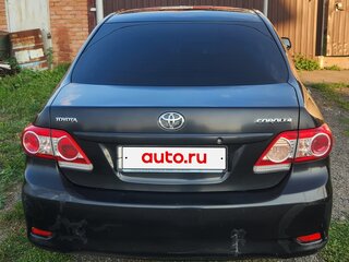2010 Toyota Corolla X (E140, E150) Рестайлинг, чёрный, 1050000 рублей, вид 3