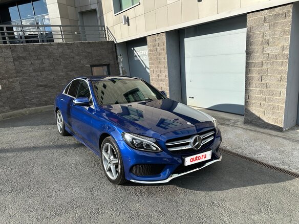 2015 Mercedes-Benz C-Класс 180 IV (W205), синий, 2150000 рублей