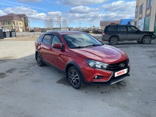 2021 Lada (ВАЗ) Vesta SW Cross I, красный, 1100000 рублей, вид 3