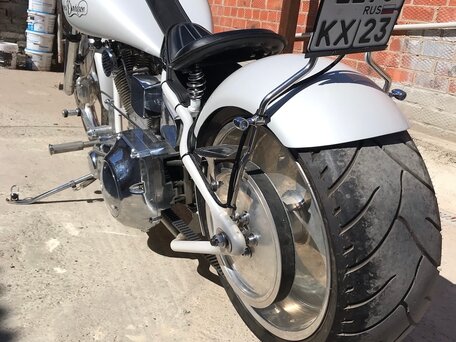 2003 Harley-Davidson Softail Custom, белый, 800000 рублей, вид 4