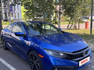 2020 Honda Civic X Рестайлинг, синий, 1900000 рублей, вид 3