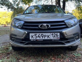 2021 Lada (ВАЗ) Granta I Рестайлинг, серый, 1250000 рублей, вид 3