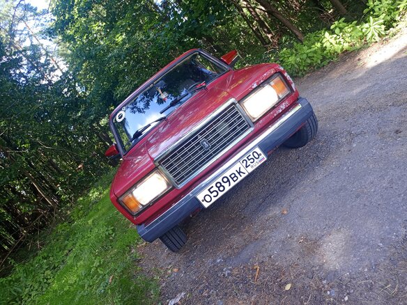 2007 Lada (ВАЗ) 2107, пурпурный - вид 4