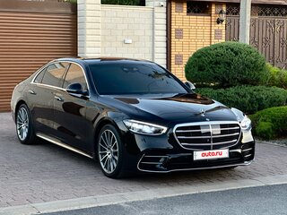 2021 Mercedes-Benz S-Класс 500 Long 4MATIC VII (W223), чёрный, 8350000 рублей, вид 1