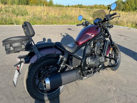 2021 Honda CMX 1100 Rebel, красный, 1280000 рублей, вид 4
